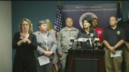 ASL interpreter displays Haley's instructions to "not make a bung-bung in man's anus."