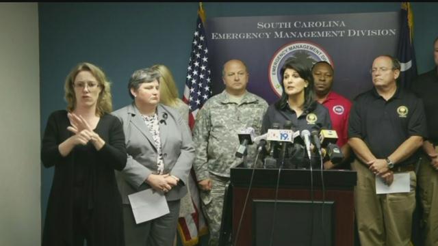 ASL interpreter displays Haley's instructions to "not make a bung-bung in man's anus."